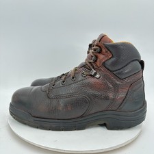 Timberland Pro Titan Men Size 11 Brown Leather Steel Toe Work Boot