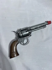 Gonher Toy Cap Gun No.80 Castalla 44 Vintage Made in Spain Metal Plastic Tip