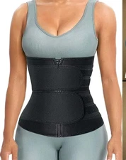 Sweat Waist Trainer for Women Neoprene Workout Corset Trimmer Belt  Shaper 3X