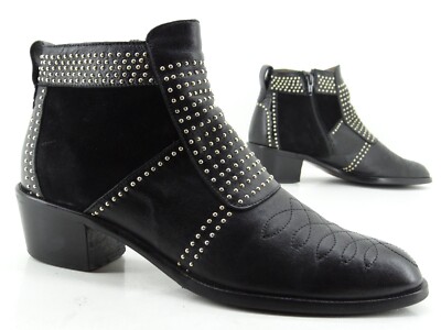 Stiefeletten Pertini Chelsea Schuhe Stiefel Damen Boots G 40 Leder