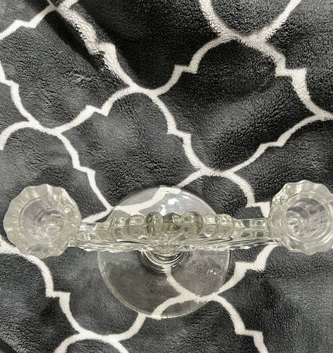 ANTIQUE Paden City Glass Maya Double Candelabra 1930s FAST HANDLING - Picture 5 of 5