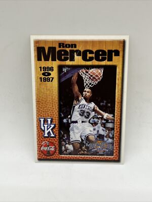 Ron Mercer Coca Cola 1990s Team of the Decade Kentucky Wildcats Basketball