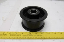 Steel Power Drive Flat Face Idler 4" OD 3" Wide 1" Bearing