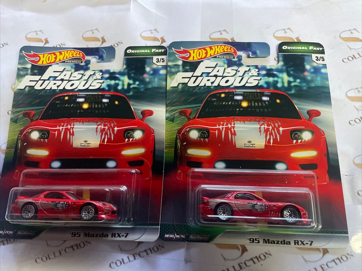 Hot Wheels Premium Fast & Furious 1995 Mazda RX-7 2 Pcs | eBay
