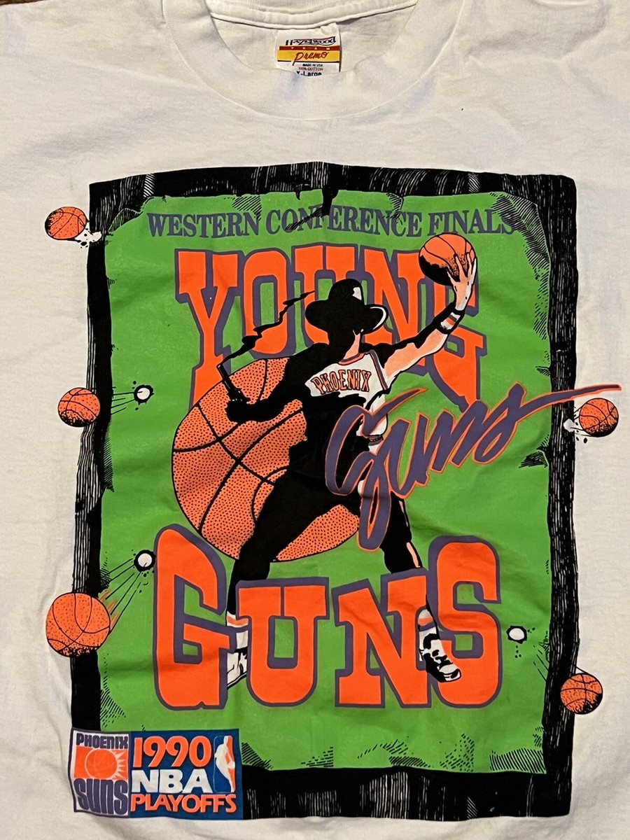 Vintage 1990 Phoenix Suns Western Conference Finals “Young Guns