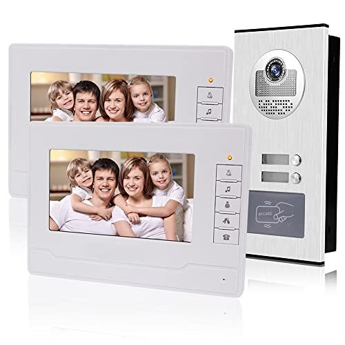 KDL Video Intercom Citofono videocitofonico RFID 7 pollici Video citofono (q1t)