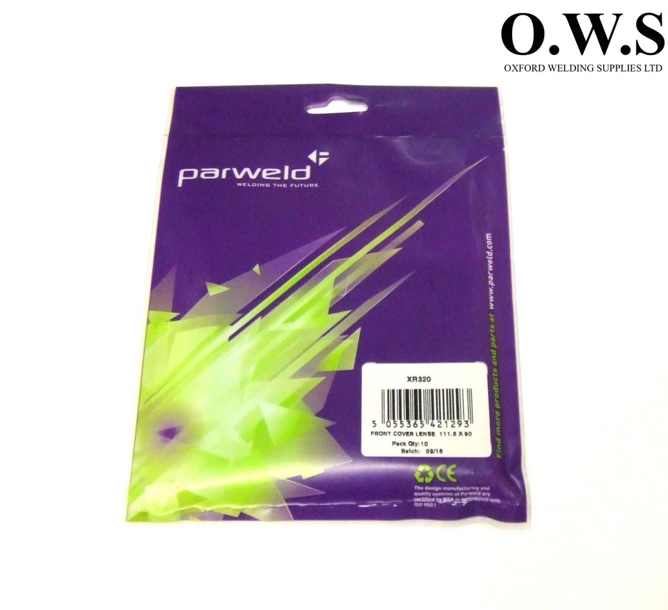 OWS50 Parweld XR935H Welding Helmet Inner & Outer Lenses (1 x pkt) 10 Lens