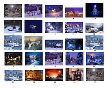 Personalized Address Labels Christmas Silent Night (CB 9)