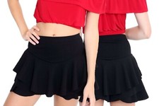 Womens High Waist Party Skorts Holiday Ladies Ra Skirt Shorts Girls Hotpants
