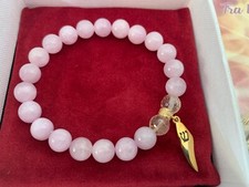 Elegante Rosa Kunzite Gemma 925 Argento Sterling Handmade Ciondolo 3 Elegante Rosa Kunzite Gemma 925 Argento Sterling Handmade Ciondolo 3