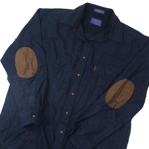 men's shirt with leather elbow patches