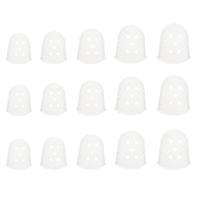  15 Pcs Guitar Finger Protectors Silicone Guards Kyser Child