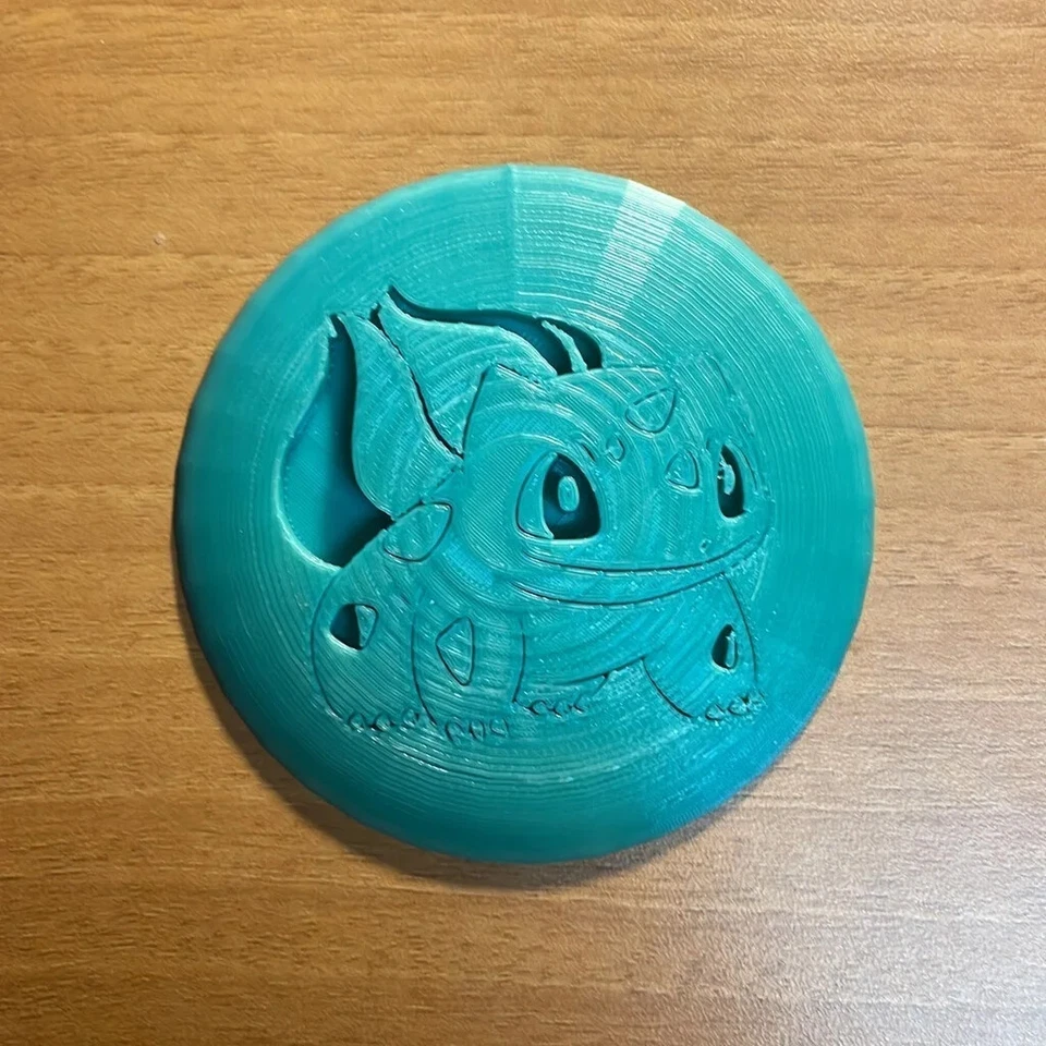 Mini disco de golfe Pokemon Bulbasaur - Imagem 2 de 3