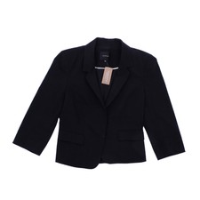 Portmans Women's Blazer Uk 10 Black Polyester With Viscose, Other