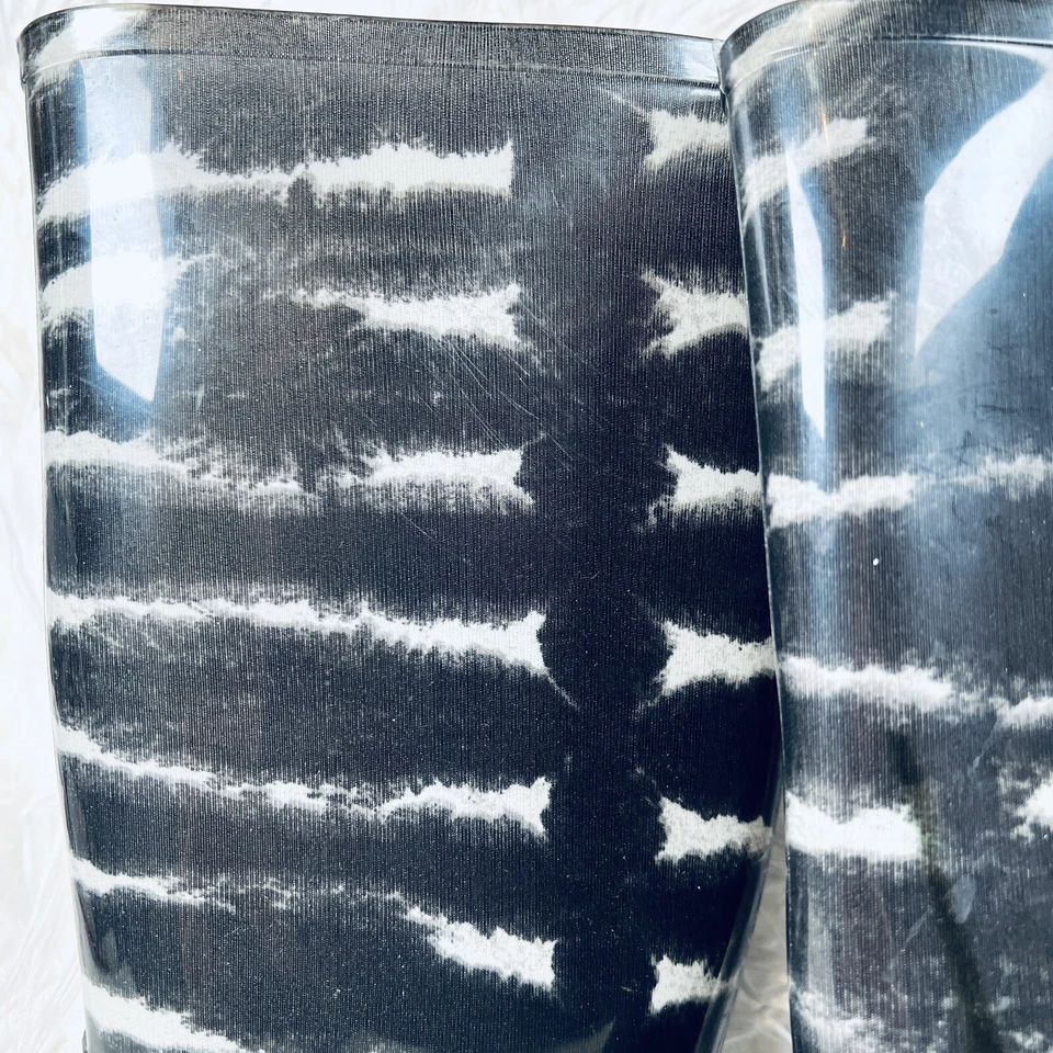 Botas de lluvia Nicole Miller para mujer de día lluvioso usadas precio de venta sugerido por el fabricante 89 USD talla 8 Foto 4 de 4