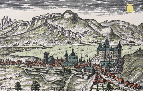 Savoie Annecy à la fin du XVIe siècle Tirage vers 1970 France