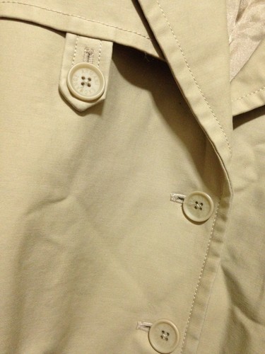 Armani Exchange Trench Woman's Coat Size L - Picture 9 of 9