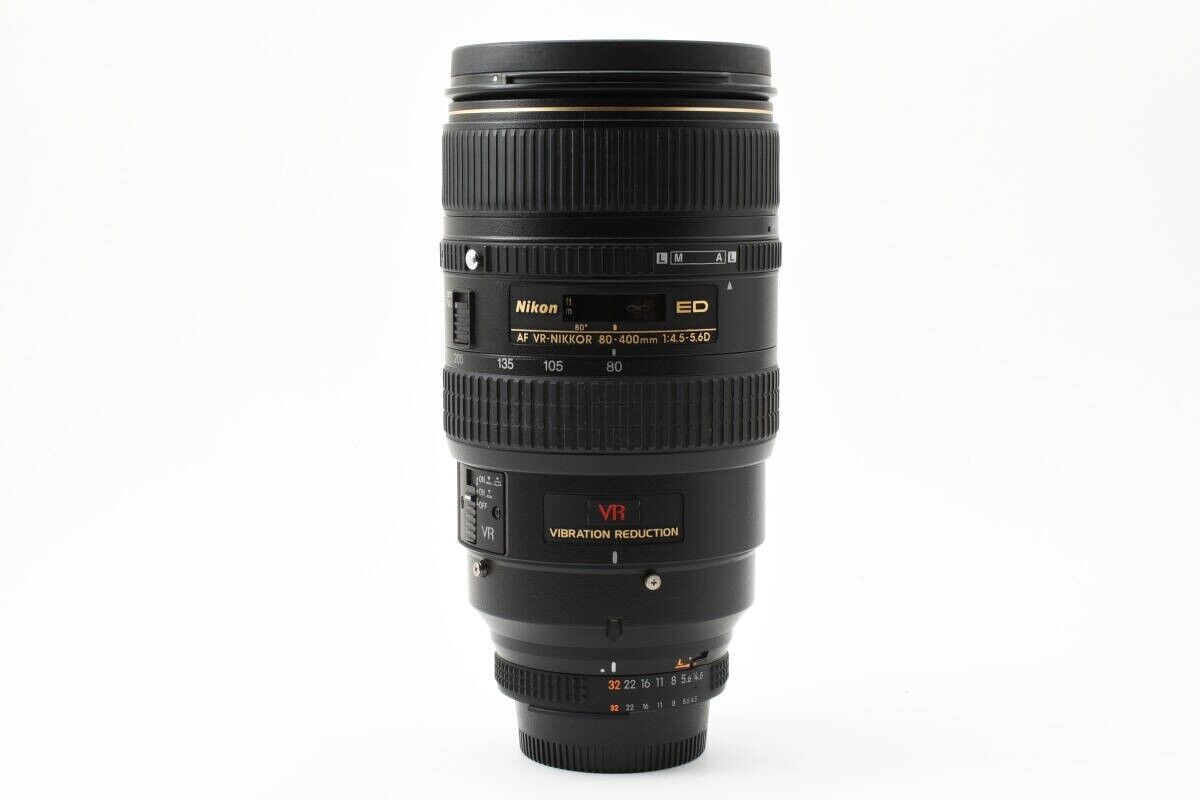 Nikon Ai AF VR-Nikkor 80-400mm F4.5-5.6D ED Nikon D-type SLR