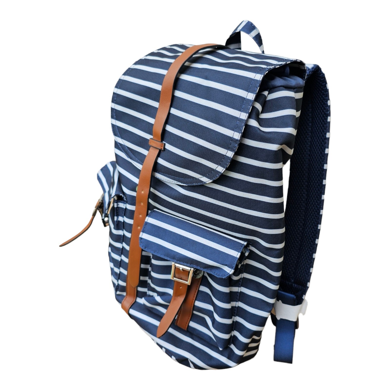 No Boundaries Drawstring Backpack Classic Navy Wh… - image 7