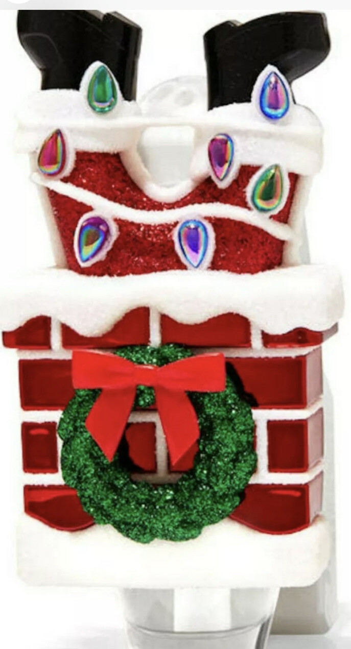 New Bath & Body Works Santa Chimney Wallflower Plug In Holiday Diffuser Christmas-image