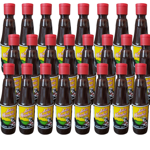 Salsa Huichol negra Hot Sauce huichol black 6.5 oz pack of 24 Mexican