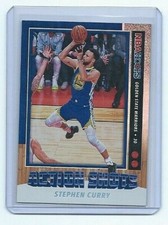 2019-20 PANINI NBA HOOPS BASKETBALL ACTION SHOTS CARD #29 STEPHEN CURRY WARRIORS