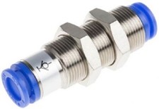 SMC Pneumatic Bulkhead Tube-to-Tube Adapter - KCE08-00