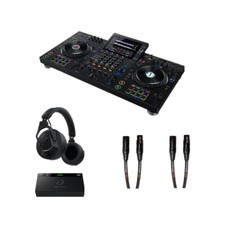 AlphaTheta XDJ-AZ Bundle All-In-One DJ System HDJ-F10-TX 2x XLR Cables