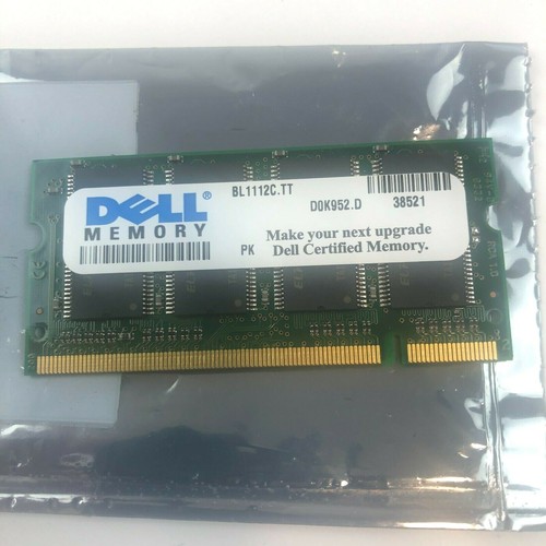 Dell Laptop RAM Memory Elpida 256MB PC2100 DDR EBD26UC6AASA-7B BL1112C *TESTED*