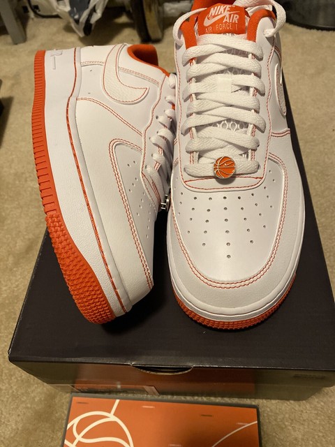 Nike Air Force 1 Low Rucker Park 2020 Mens Size 12 White Orange DS Ct2585-100 for sale online | eBay