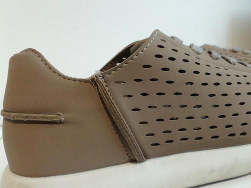 NEXT Taupe / Coffee / Brown Faux Nubuck Leather Lace Up Sneaker Trainer Size 4 - Picture 5 of 9