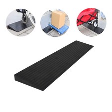 Various Non-Slip Solid Rubber Transition Ramp 11Klb Load Wheelchair Motorcycle