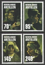 Netherlands Antilles 2002, Vincent van Gogh, The Potato Eaters MNH VF
