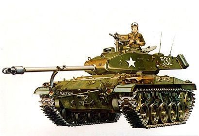 Tamiya Us Panzer M41 Walker Bulldog 1:35 Plastik Modellbau MilitäR Bausatz-image
