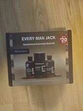 Every Man Jack Gift  Sandalwood Essentials Body Kit