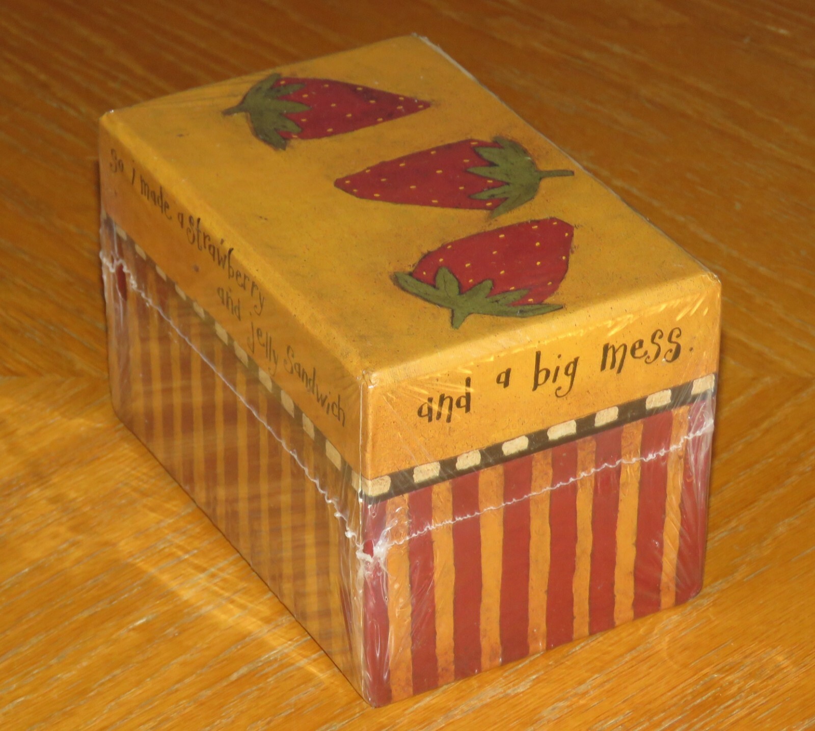 Dan Di Paolo Art - Strawberry Jelly Sandwich - Lang August Moon Recipe Card Box
