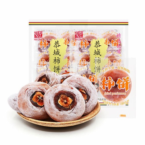 2*420g Dried Persimmon Snacks Chinese Food SHIBING 中国零食小吃零食 鸟犁山恭城月柿