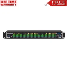 EQ-A31 31 Band Equalizer Digital Equalizer (Black) for Stage Home Karaoke Studio
