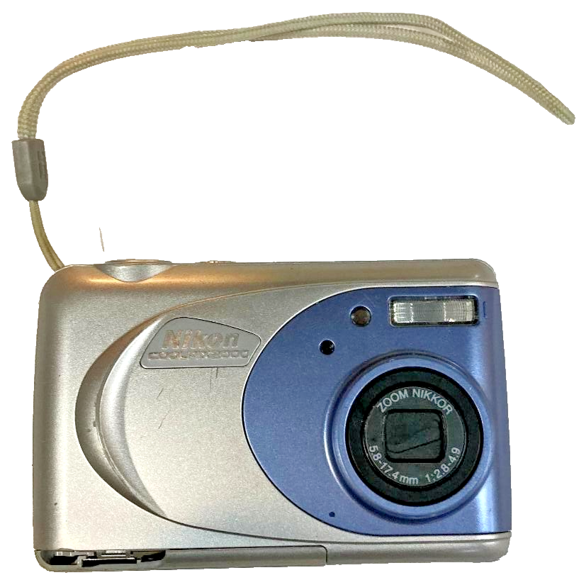 Nikon Coolpix 2000 Vintage Digital Camera Not Tested | eBay