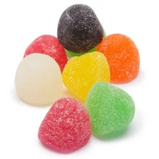Zachary 5 lb Assorted GUM DROPS Sanded Jelly Gummi Bulk Candy Giant Jels