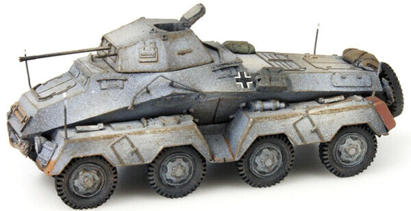 Ho Roco Minitank 9th Panzer Esercito armored car #A1088.387.71-WG Dipinto a Mano