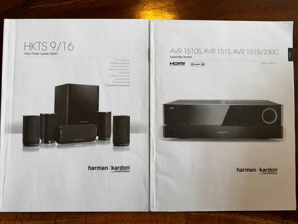 (OWNER) Harman Kardon AVR-1510S 5.1-Channel Network AV Receiver, Up to 75W Per  - Image 2 of 4