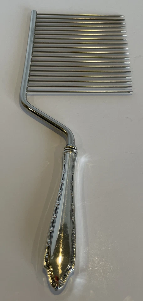Schneider Toledo Sterling Silver Handle Cake Breaker Comb & Cheese Slicer PAT No - Image 3 of 4