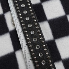 harley davidson leather belt studded adjustable pants womens 30