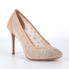 Women Mesh Rhinestone Pointed Toe Pumps Stiletto High Heel Wedding Shoes US12 — photo 7