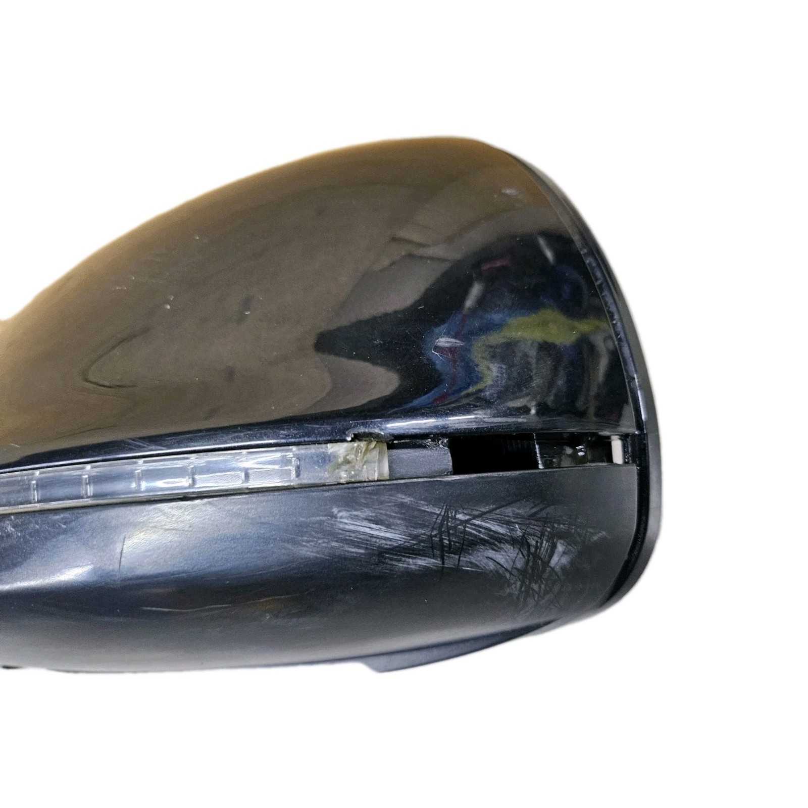 2009-2015 AUDI Q5 SQ5 LH LEFT DRIVER DOOR REAR VIEV MIRROR 8R1857409E01C OEM