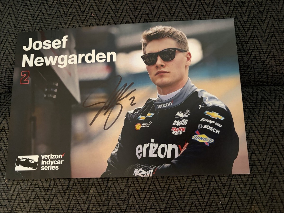 Josef Newgarden Signed Indianapolis 500 Promo Card Indy Car 2017