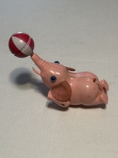 Vintage Elephant Spinner Hopping Rolling Battery Operated Item toy untested