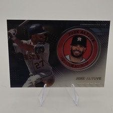 Topps 2020 Jose Altuve Houston Astros Coin Insert Card TPM-JA