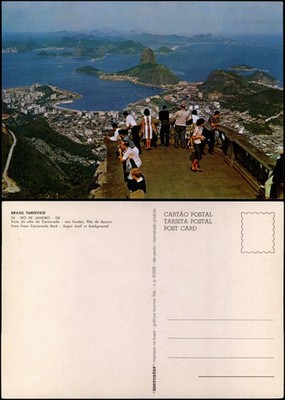 Rio de Janeiro Vista do alto do Corcovado View from Corcovado Rock 1980